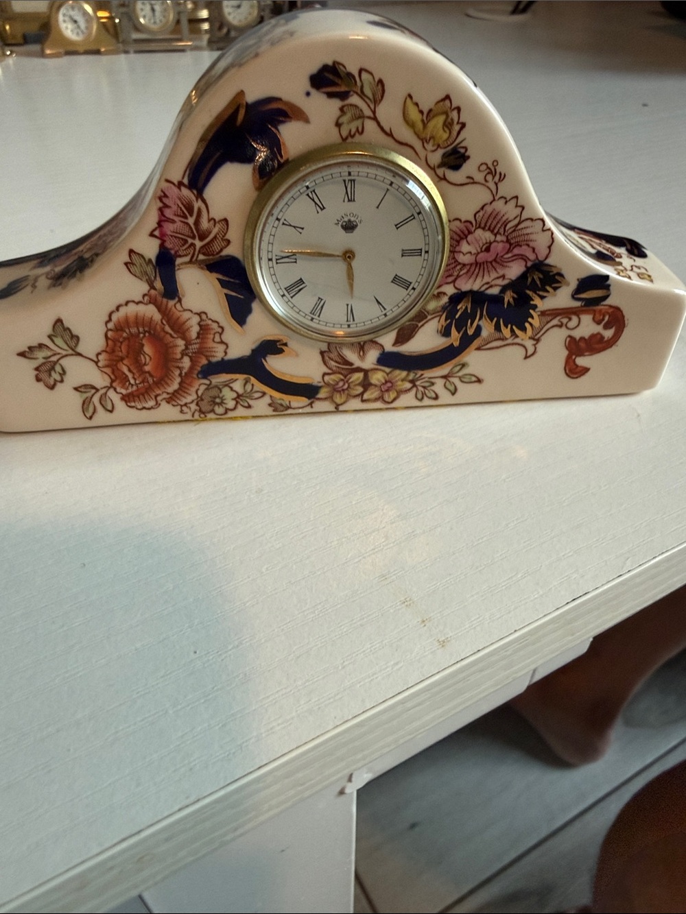 Blue Mandalay Mantel Clock